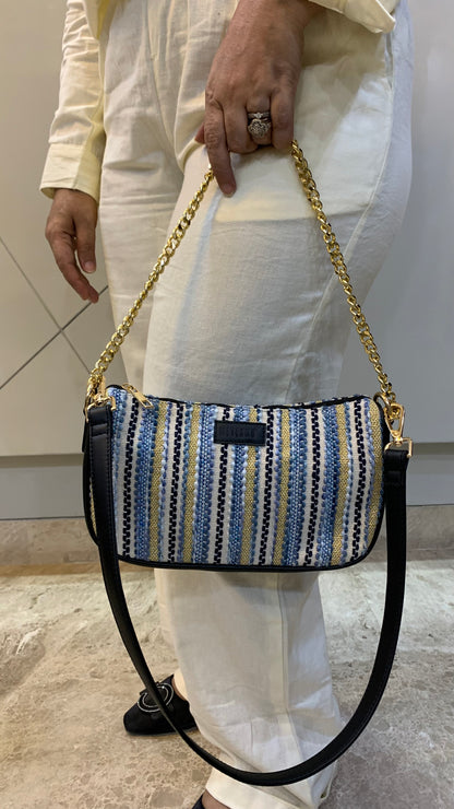 Artisan Baguette - Blue Wave - Everyday Shoulder Bag