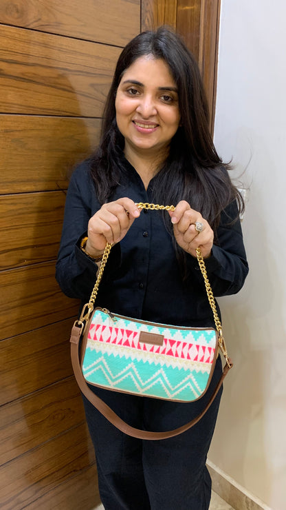 Artisan Baguette - Mint Blush - Everyday Shoulder Bag (BOGO)