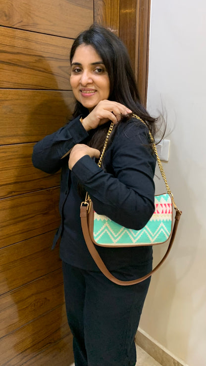 Artisan Baguette - Mint Blush - Everyday Shoulder Bag (BOGO)