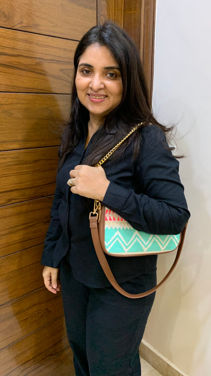 Artisan Baguette - Mint Blush - Everyday Shoulder Bag (BOGO)