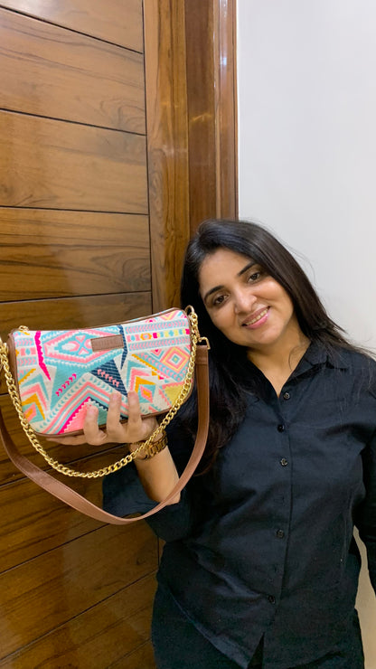 Artisan Baguette - Pink Trivia - Everyday Shoulder Bag (BOGO)