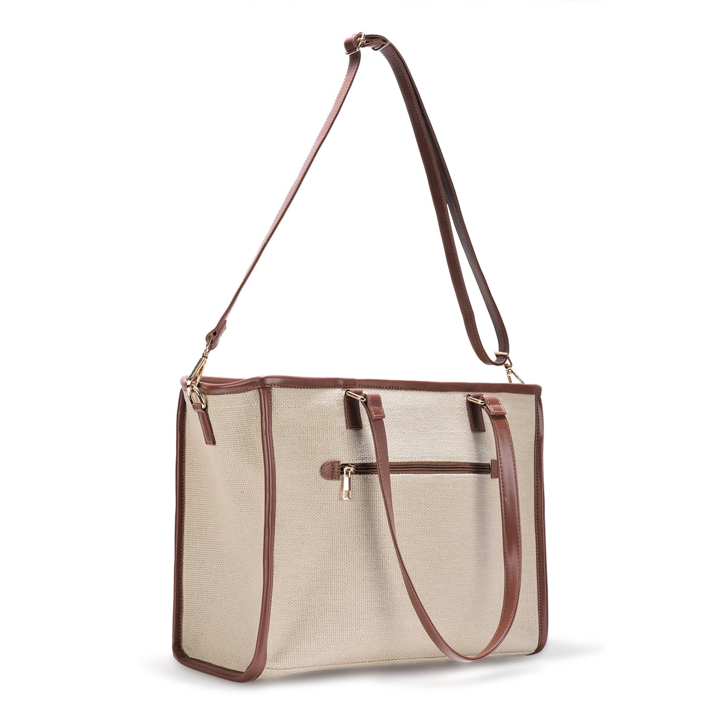 Artisan Weave Office Tote - Sandstone Carry