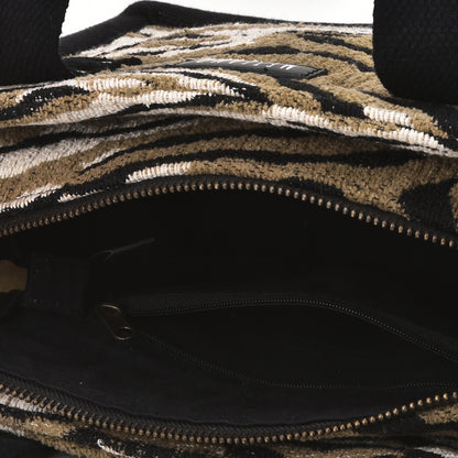 Anileo - Brown & Black Jacquard Box Bag - Small