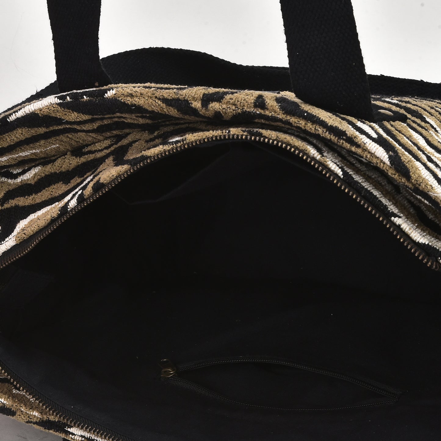 Anileo - Brown & Black Jacquard Box Bag - Medium