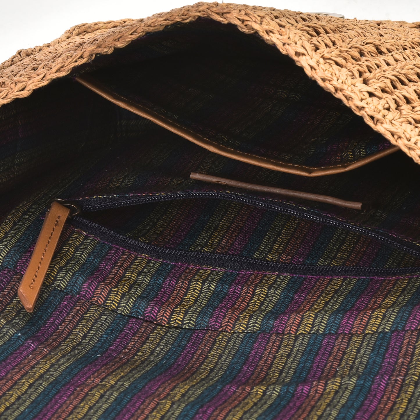 Zerjin - Indigo Raffia Sling Bag