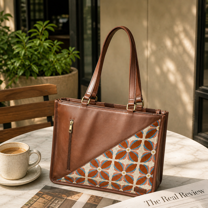 Artisan Weave Office Tote - Dilkash