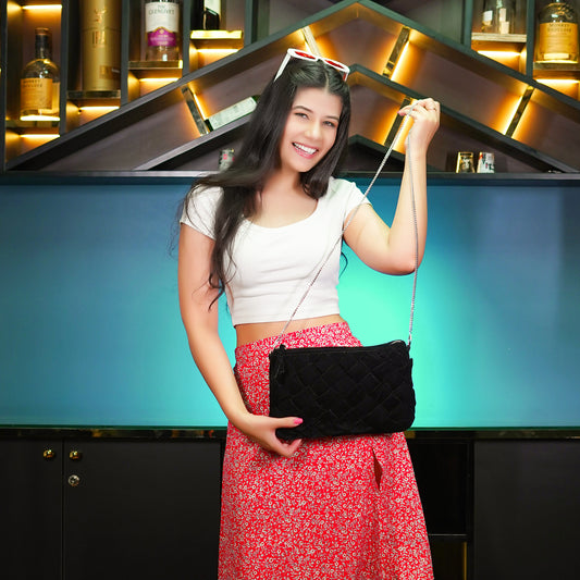 Midnight Black - Party Sling Bag