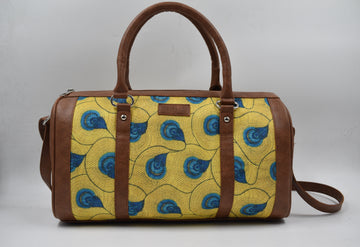 Handbag - Yellow Peacock