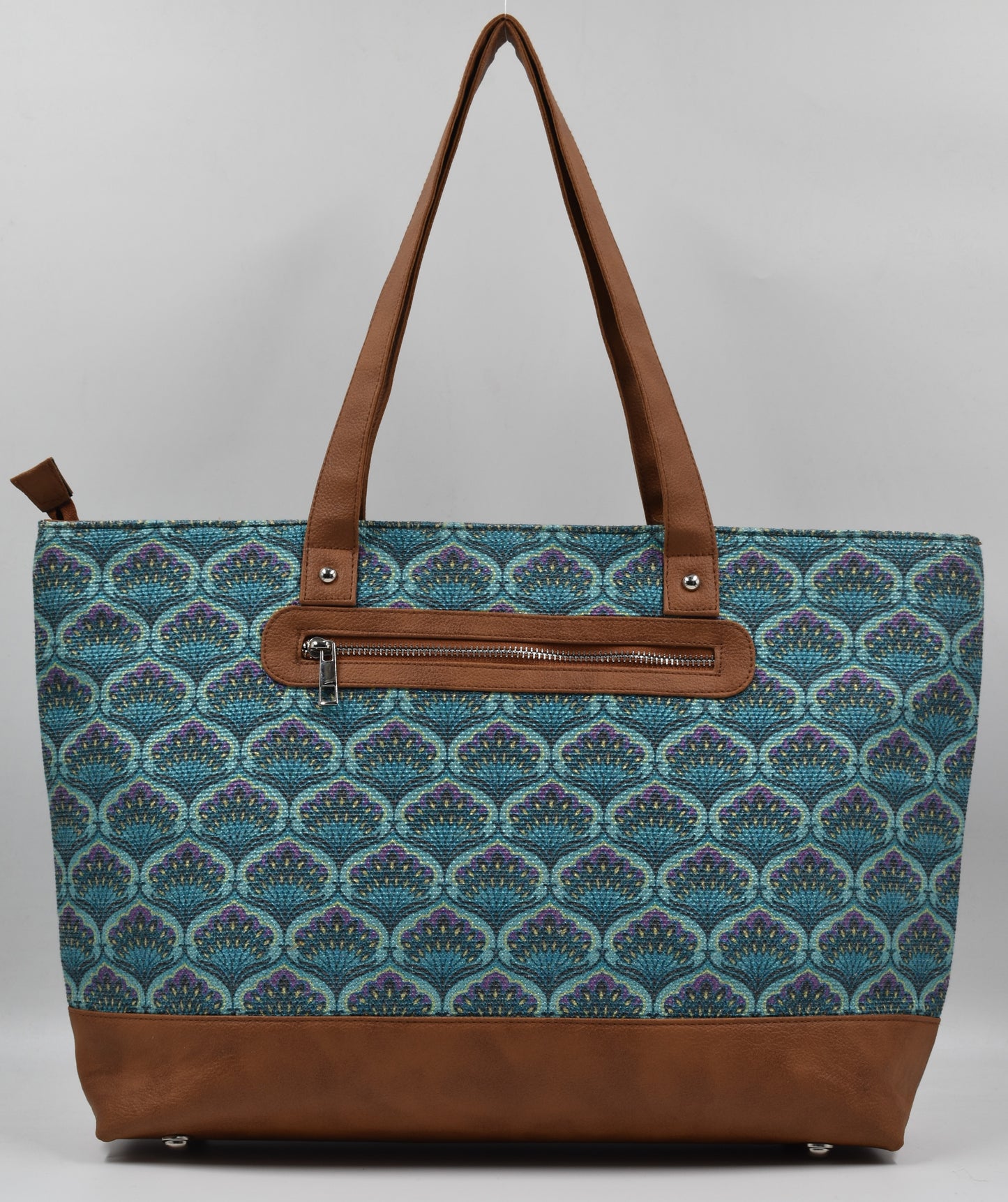 Blue Lotus - Tote Bag with Mini Pouch