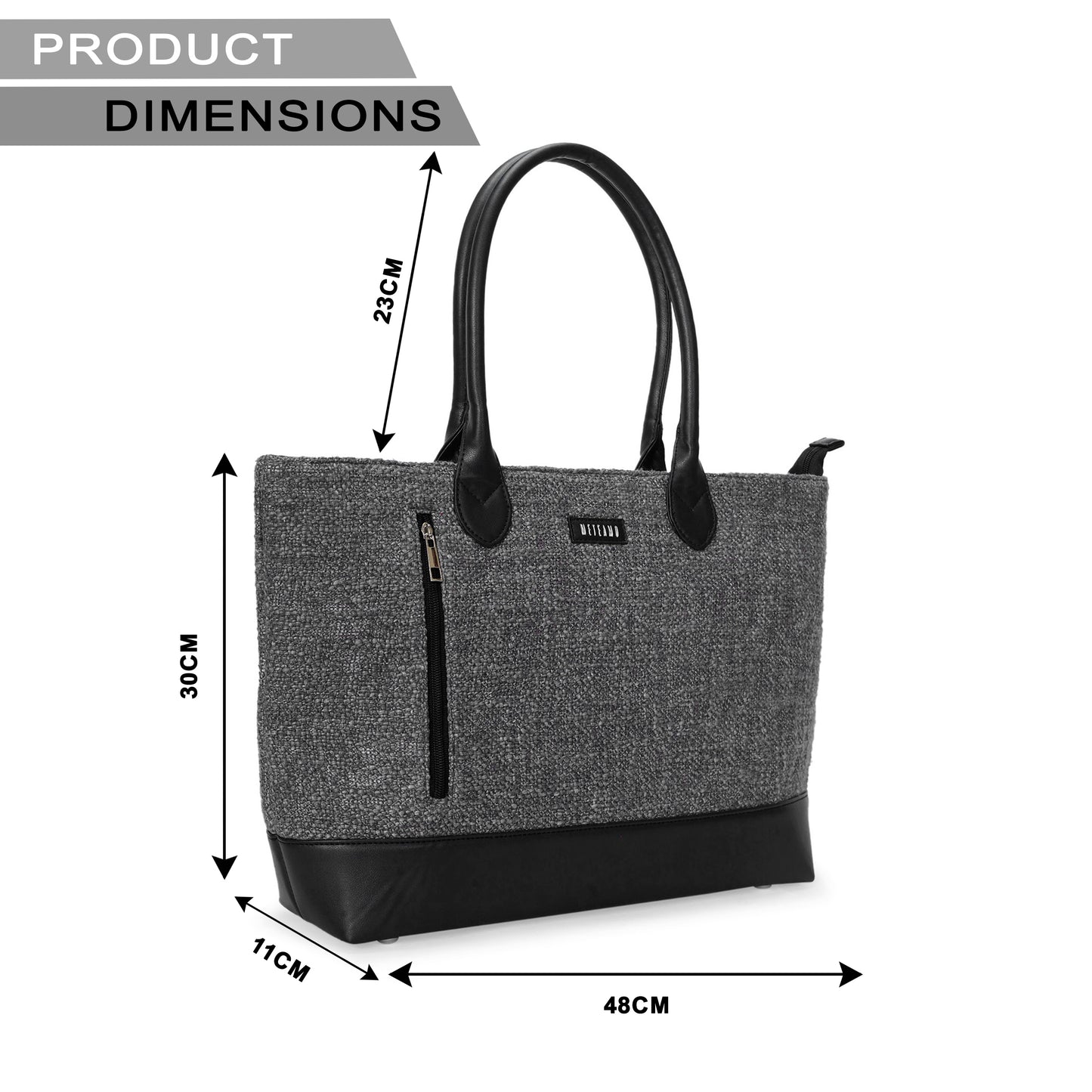 Tote Bag - Charcoal Shadow