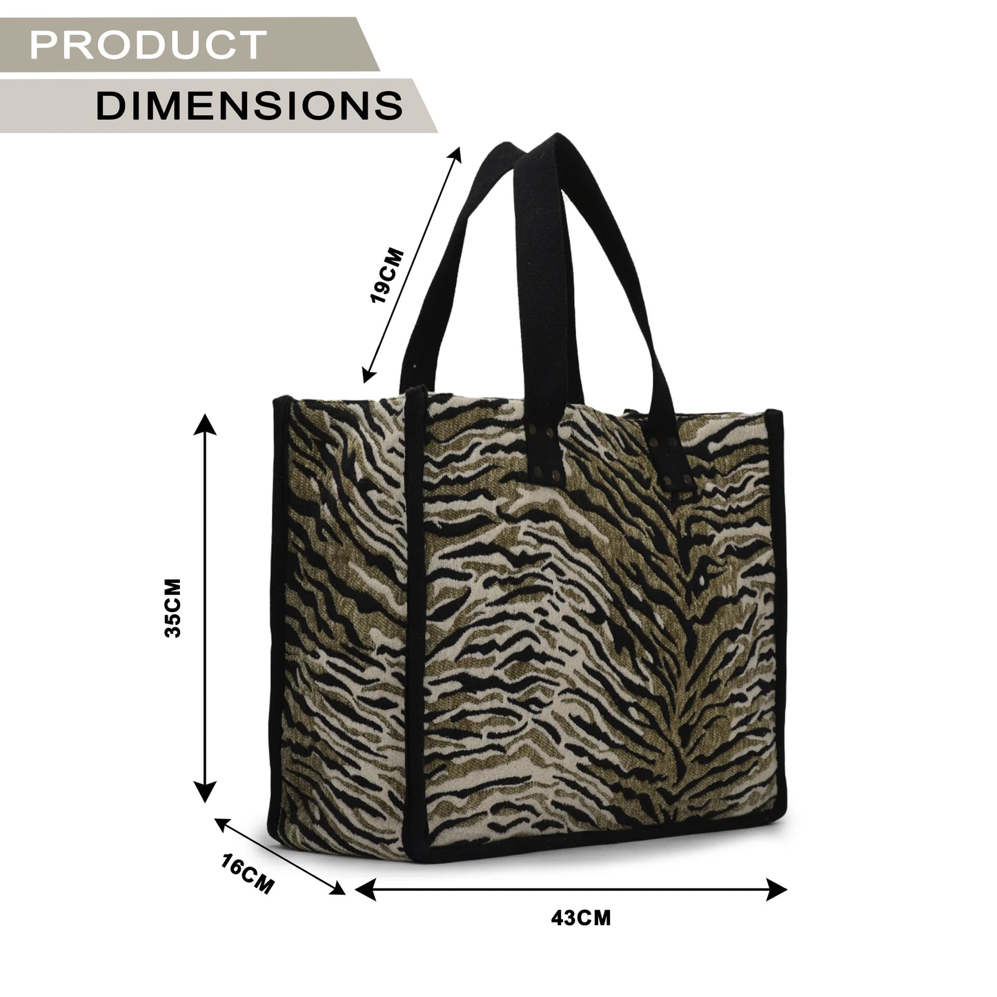 Anileo - Brown & Black Jacquard Box Bags - Set of 3