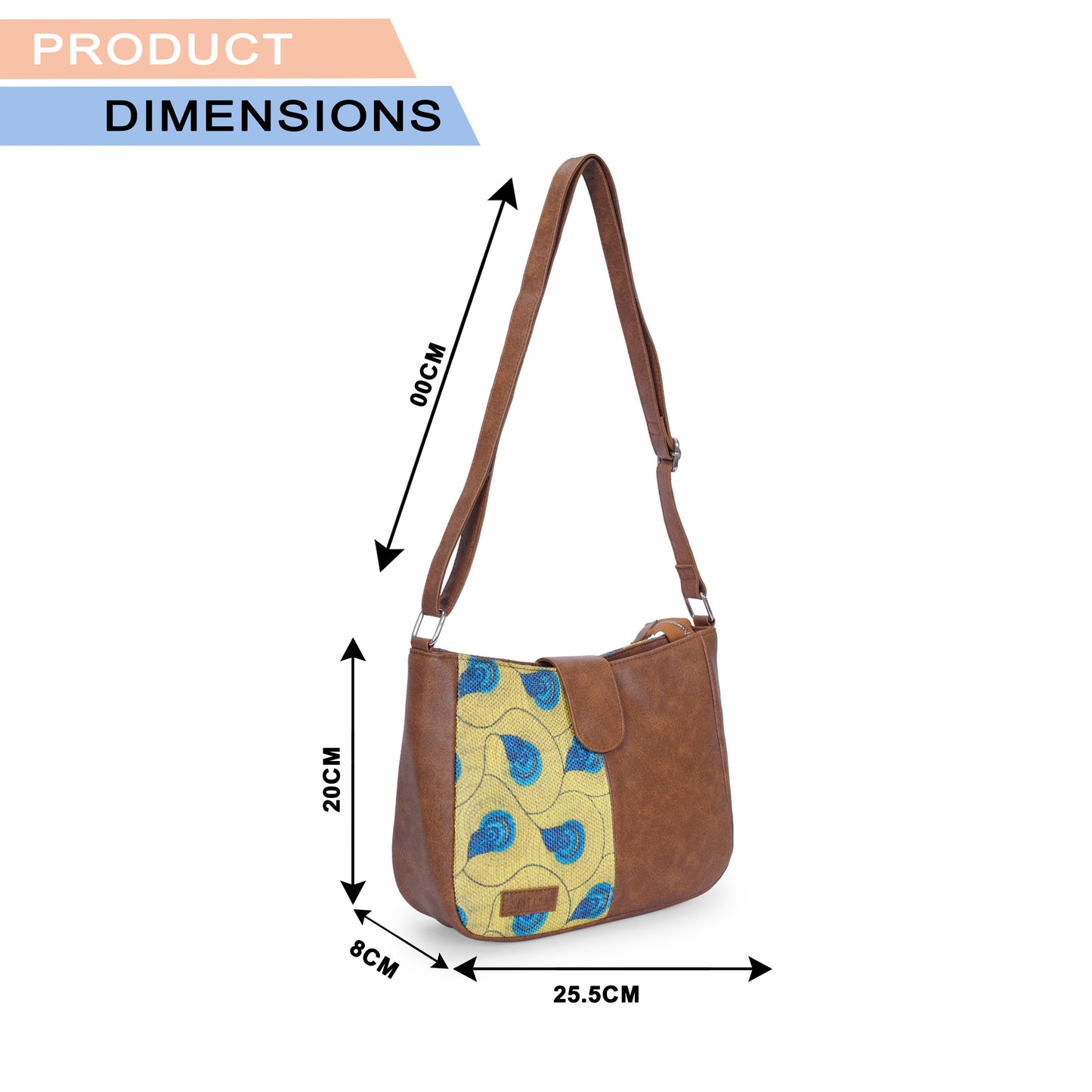 Sling Bag - Yellow Peacock (BOGO)