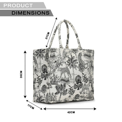 Vufia - Black & White Jacquard Box Bags - Set of 3