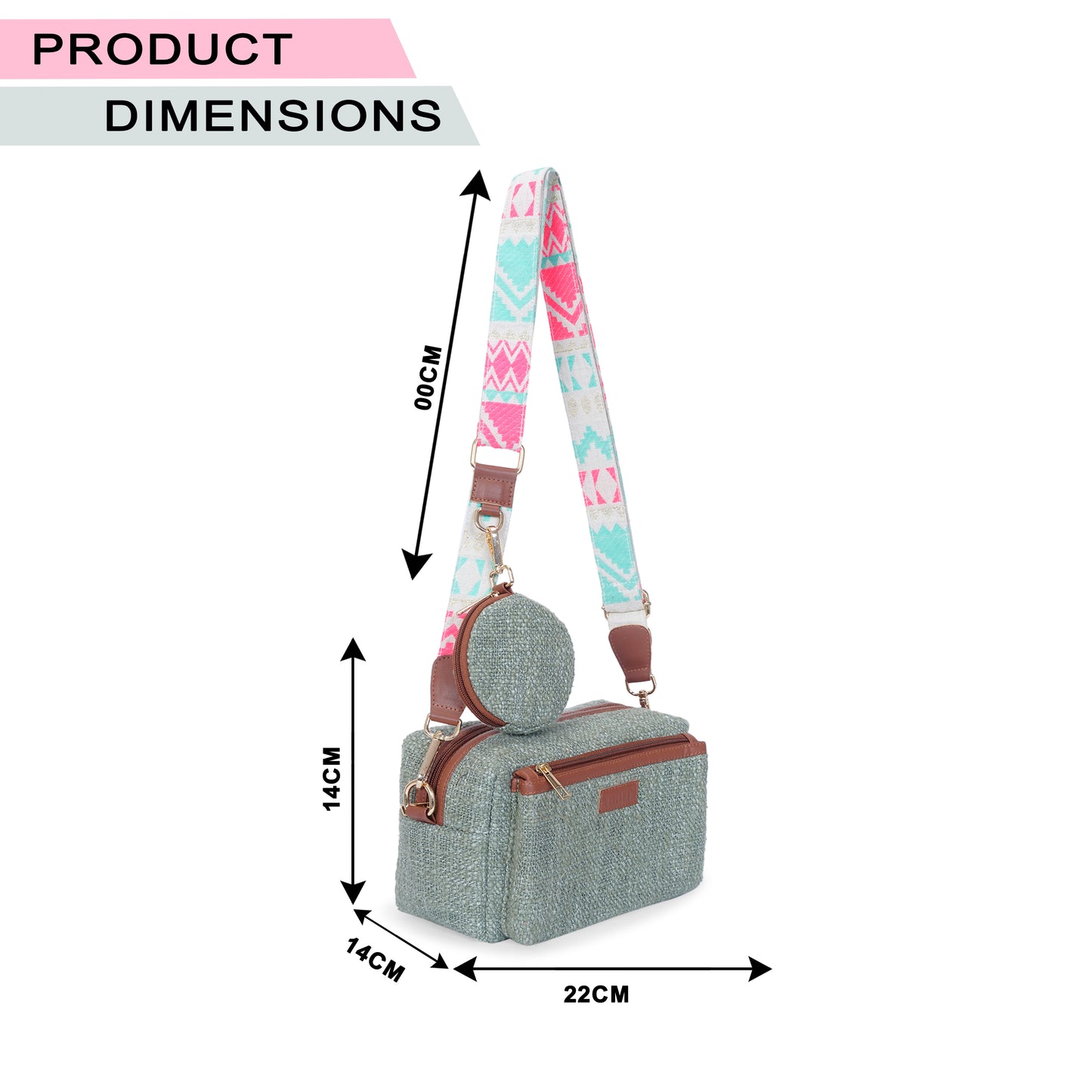 Fresh Mint - Box Sling Bag