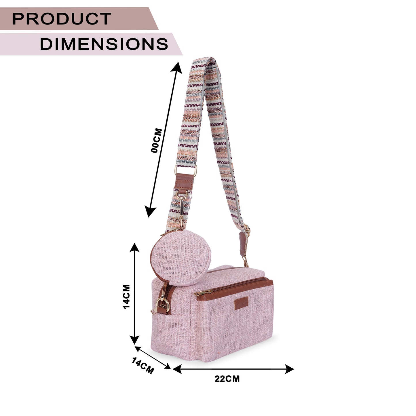 Blush Blossom - Box Sling Bag (BOGO)