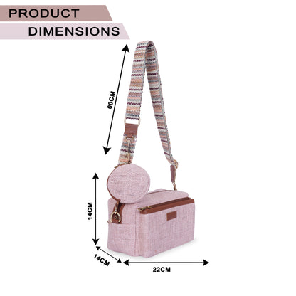 Blush Blossom - Box Sling Bag (BOGO)