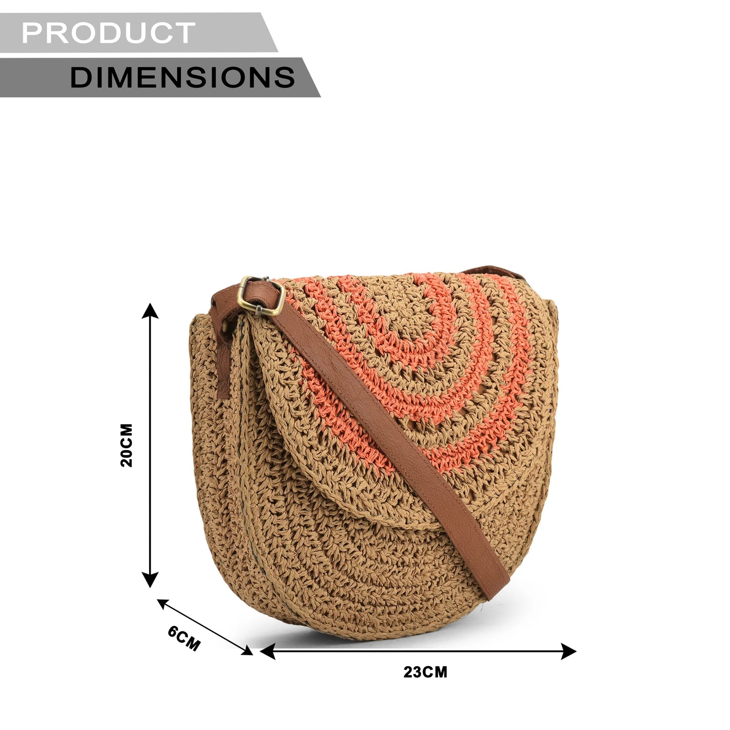 Zerjin - Marigold Raffia Sling Bag