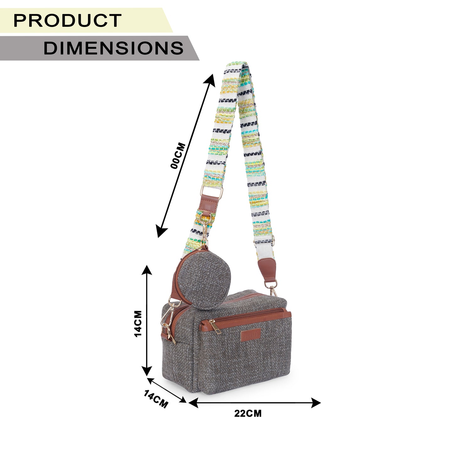 Army Olive - Box Sling Bag