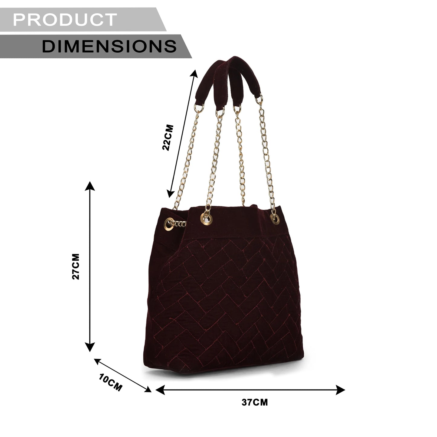 Roush- Red Velvet Party Shoulder Bag