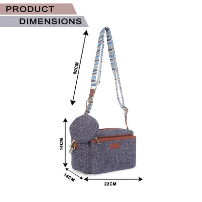 Charcoal Shadow - Box Sling Bag (BOGO)