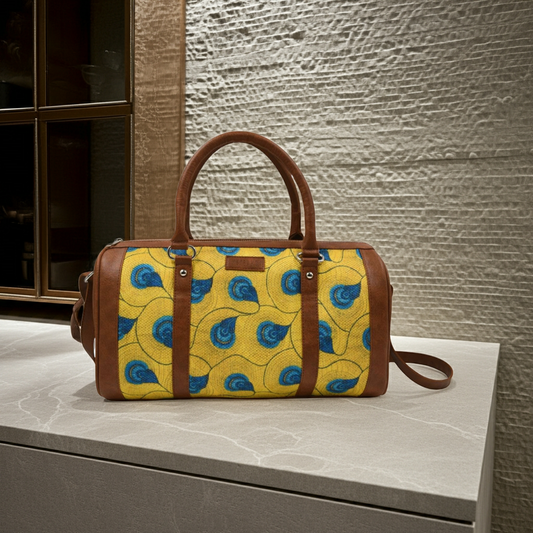 Handbag - Yellow Peacock (BOGO)