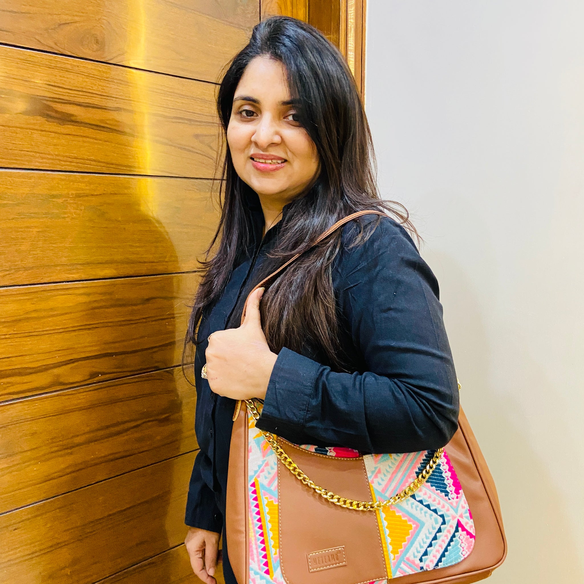 Crescent Baguette - Pink Trivia - Everyday Shoulder Bag (BOGO)