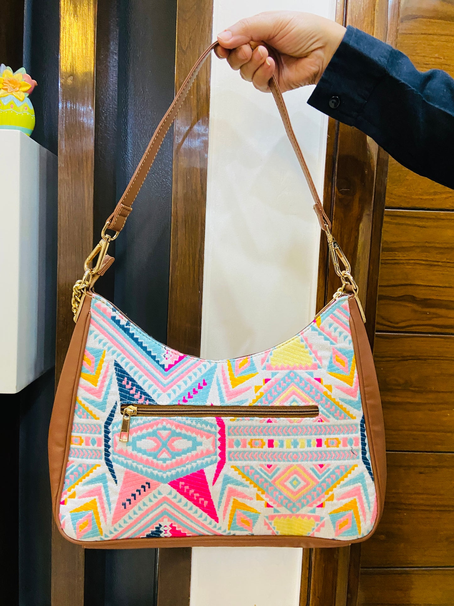 Crescent Baguette - Pink Trivia - Everyday Shoulder Bag (BOGO)