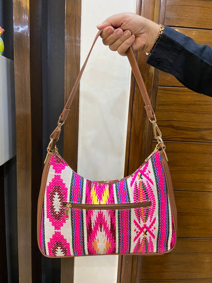 Crescent Baguette - Spectrum Fusion - Everyday Shoulder Bag (BOGO)