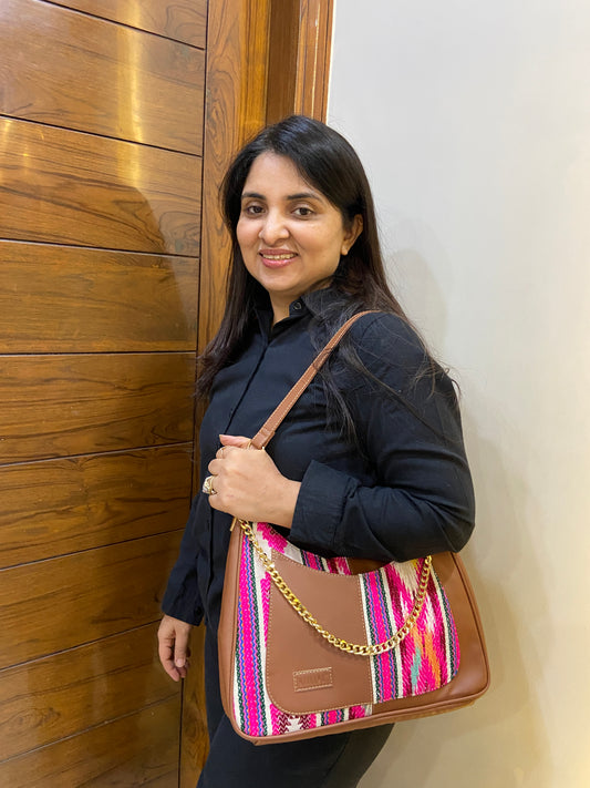 Crescent Baguette - Spectrum Fusion - Everyday Shoulder Bag (BOGO)