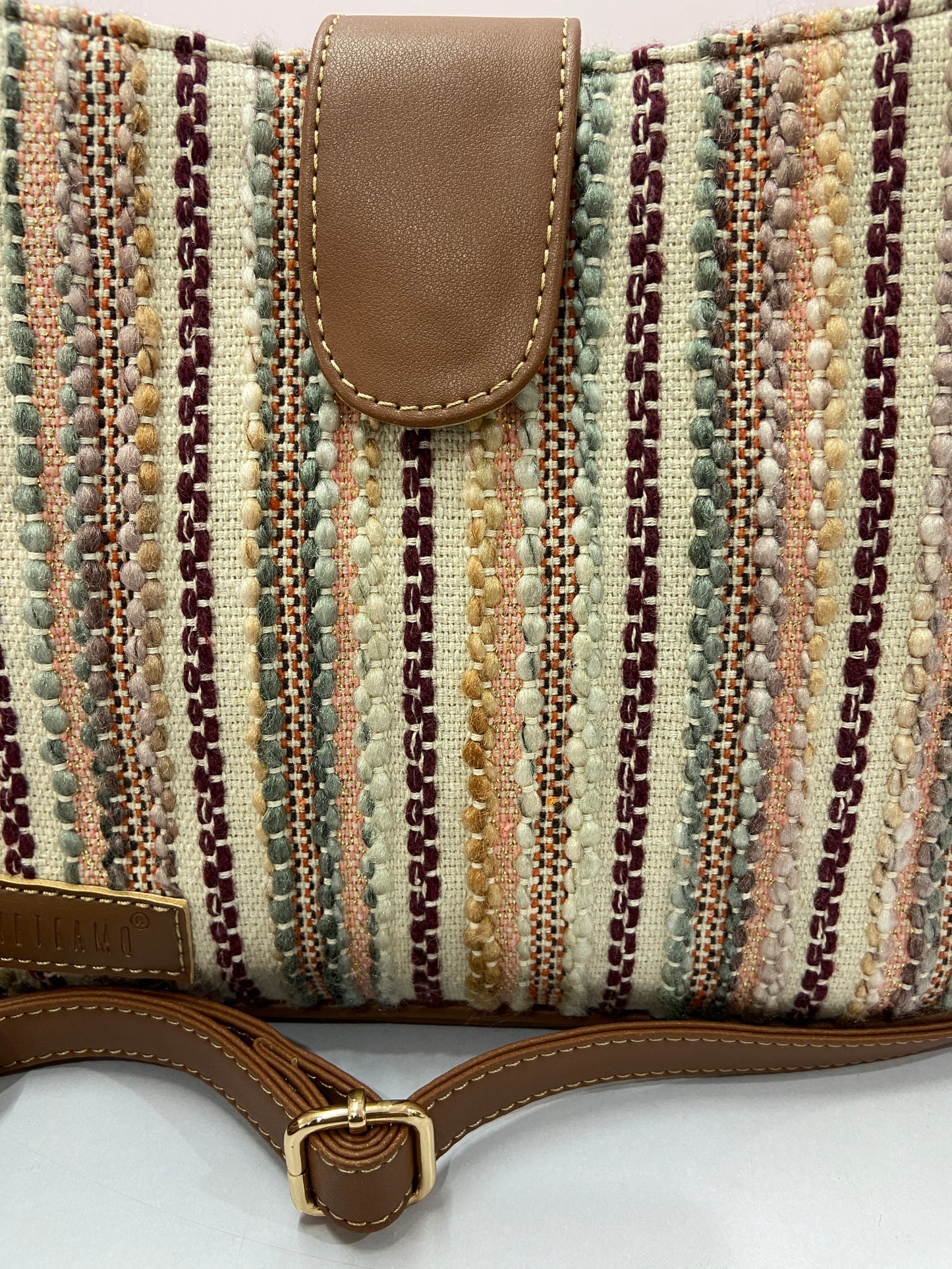 Artisan Weave Sling Bag - Sand (BOGO)