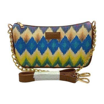 Imprint Baguette - Multicolor Chevron - Everyday Shoulder Bag