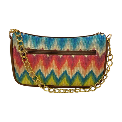 Multicolor Chevron Baguette (BOGO)