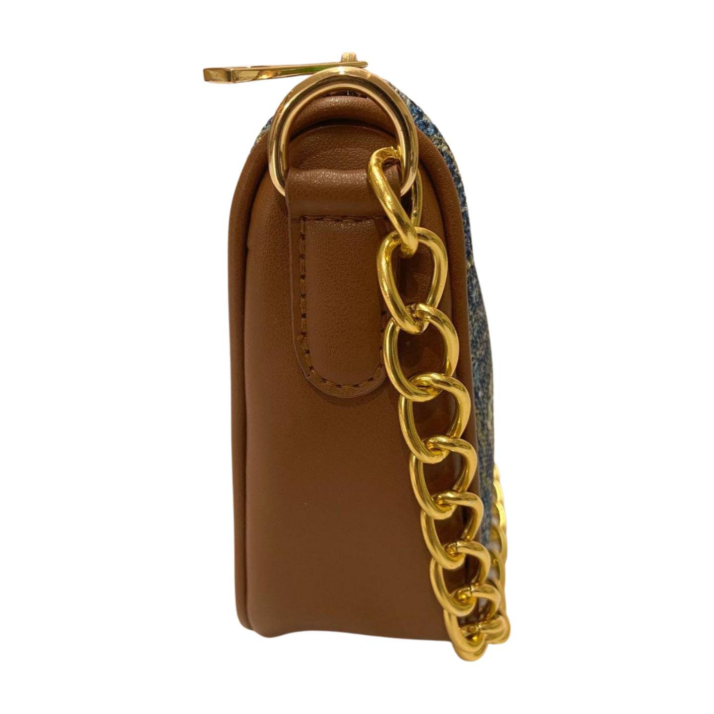 Imprint Baguette - Blue Flowers  - Everyday Shoulder Bag