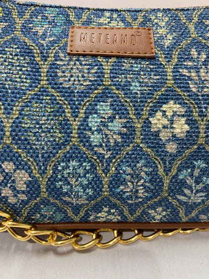 Imprint Baguette - Blue Flowers  - Everyday Shoulder Bag