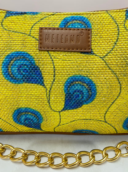 Imprint Baguette - Yellow Peacock - Everyday Shoulder Bag