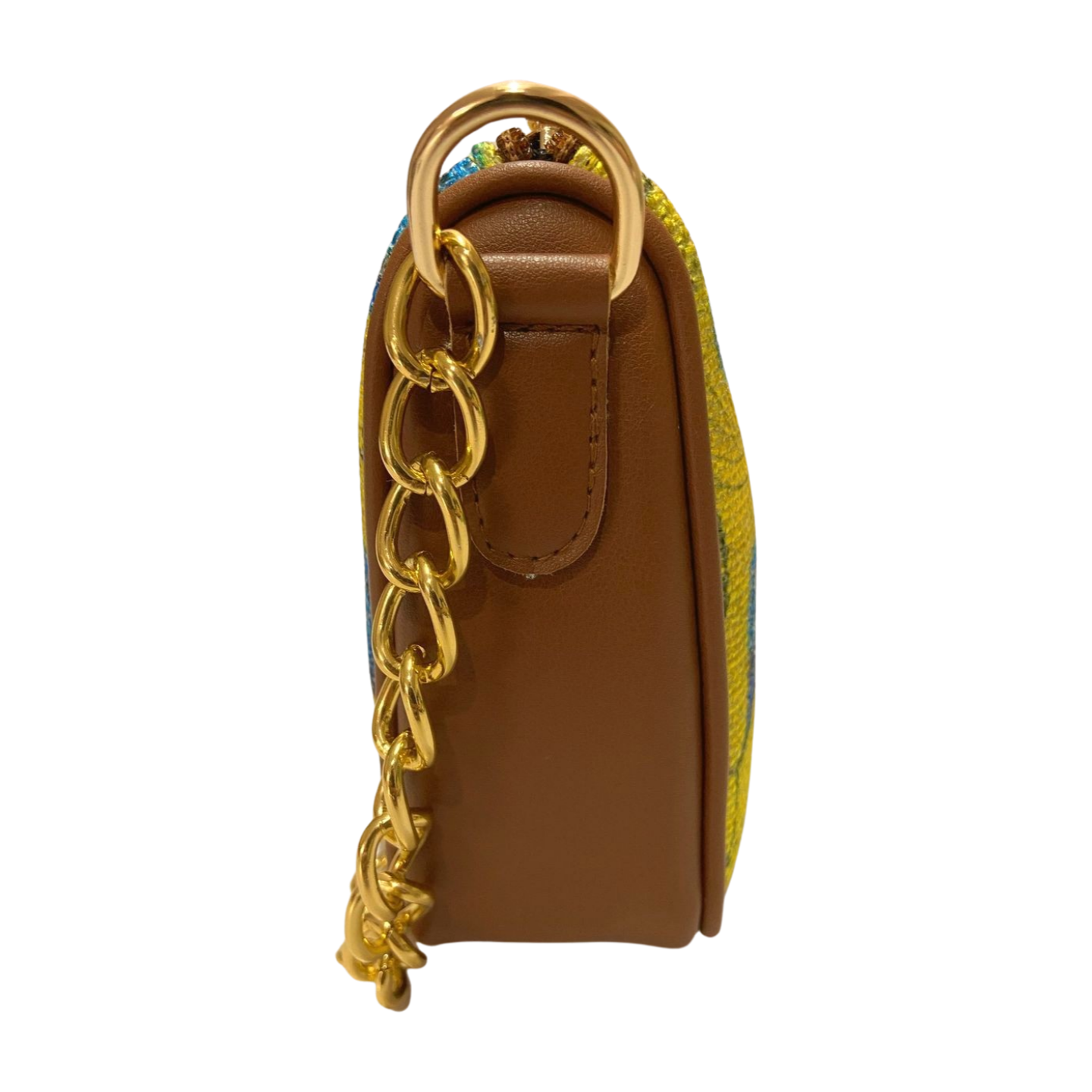 Imprint Baguette - Yellow Peacock - Everyday Shoulder Bag