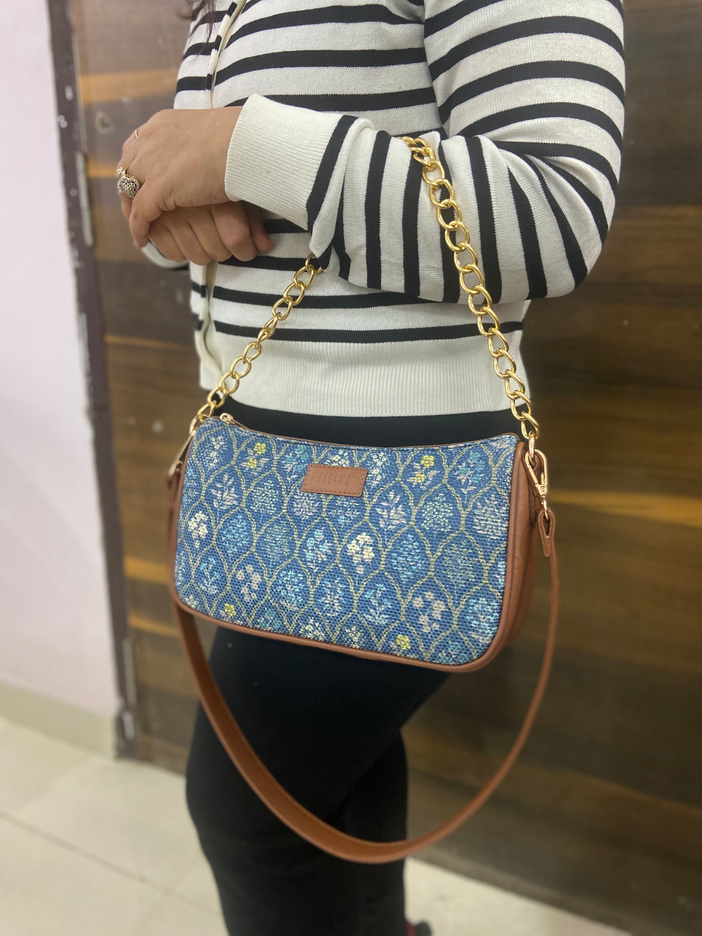 Blue Flowers Baguette (BOGO)