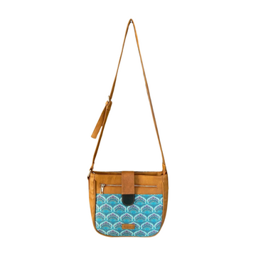 Crossbody Sling Bag - Blue Lotus (BOGO)