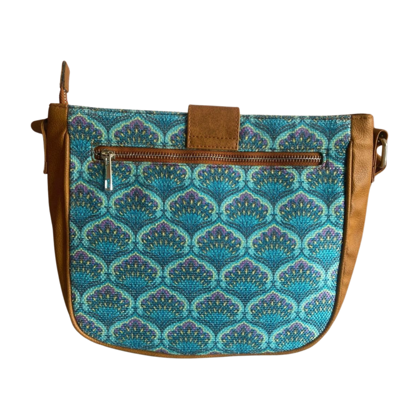 Crossbody Sling Bag - Blue Lotus