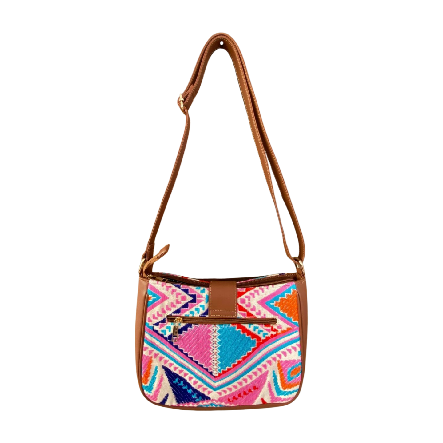 Artisan Weave Sling Bag - Rose (BOGO)