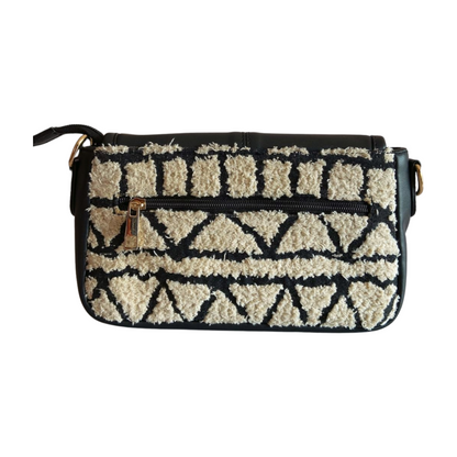 Magshift Sling Bag with Flap - Monochrome Tribal (BOGO)