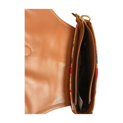 Magshift Sling Bag with Flap - Pink Trivia