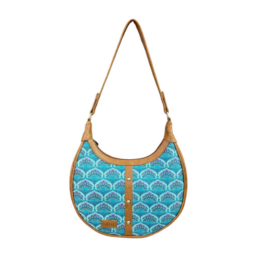 Blue Lotus - Hobo Shoulder Bag (BOGO)