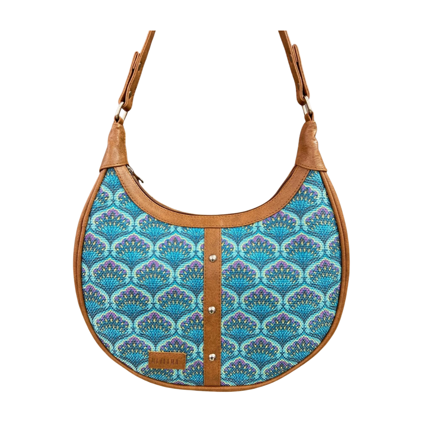 Imprint Baguette - Blue Lotus - Hobo Shoulder Bag