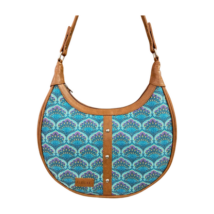 Imprint Baguette - Blue Lotus - Hobo Shoulder Bag