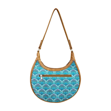 Blue Lotus - Hobo Shoulder Bag (BOGO)