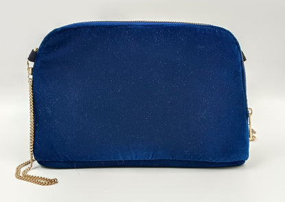 Sequina Green - Beaded & Hand Embroidered Make-Up Pouch