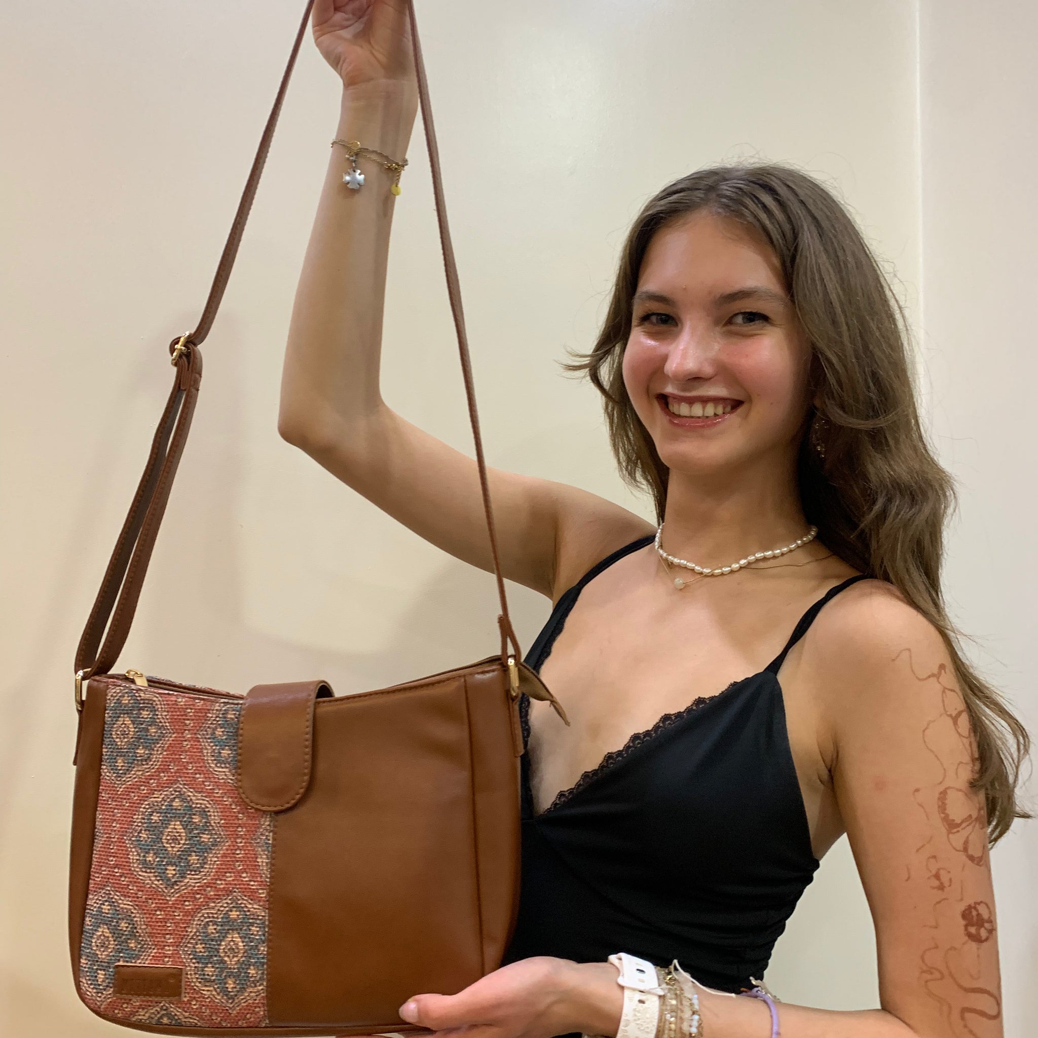 Sling Bag - Madhubani Motif