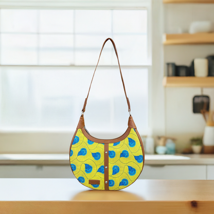 Imprint Baguette - Yellow Peacock - Hobo Shoulder Bag