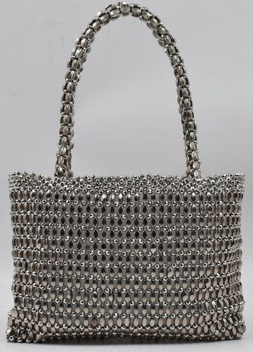 Rosario - Silver Beads Handbag